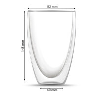 Doppelwandiges Thermoglas, 440 ml
