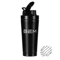 BEM Trinkflasche mit einem Shaker Ball, 750 ml